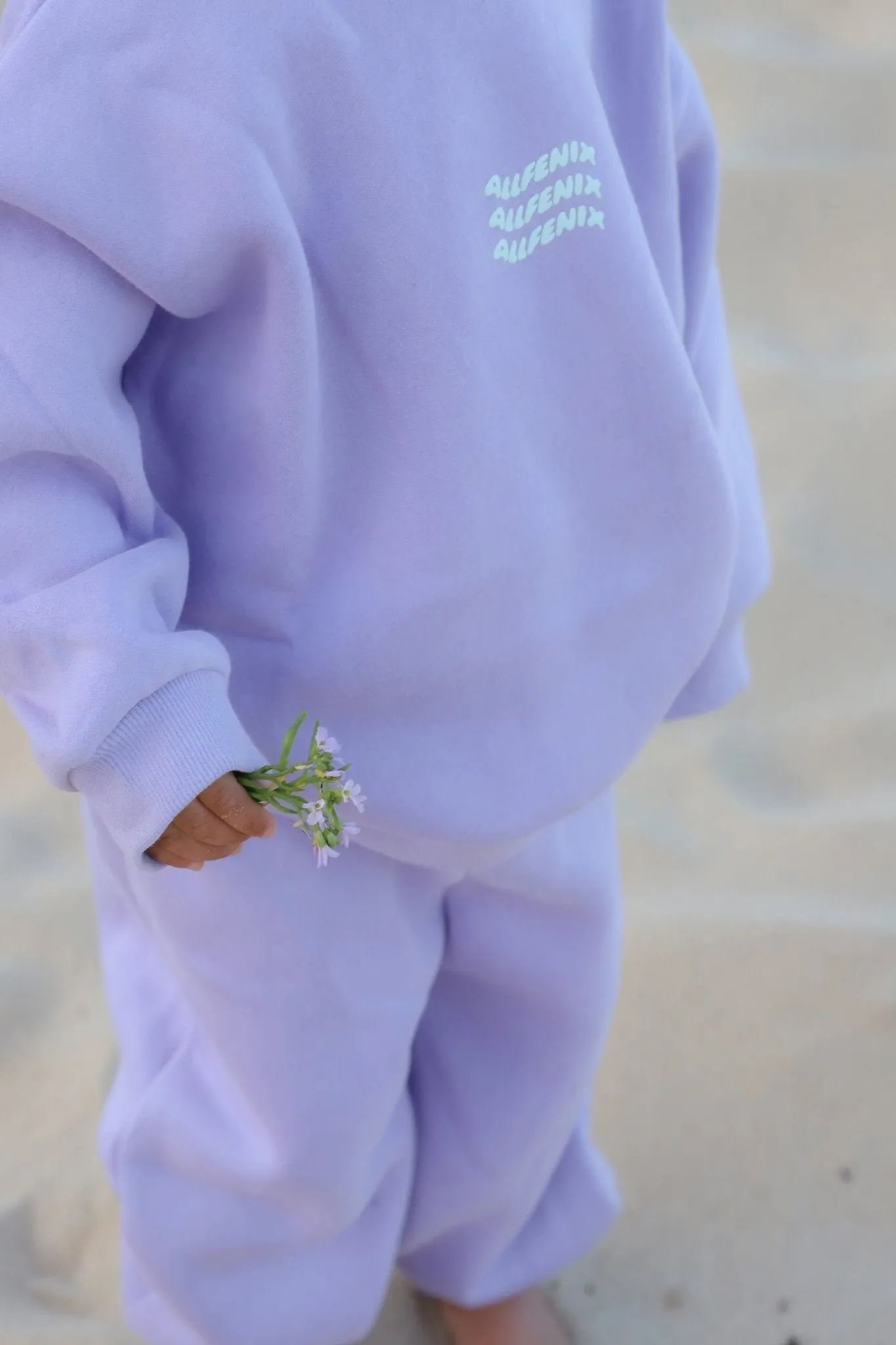 Mini Waves Crew Jumper (Lilac)