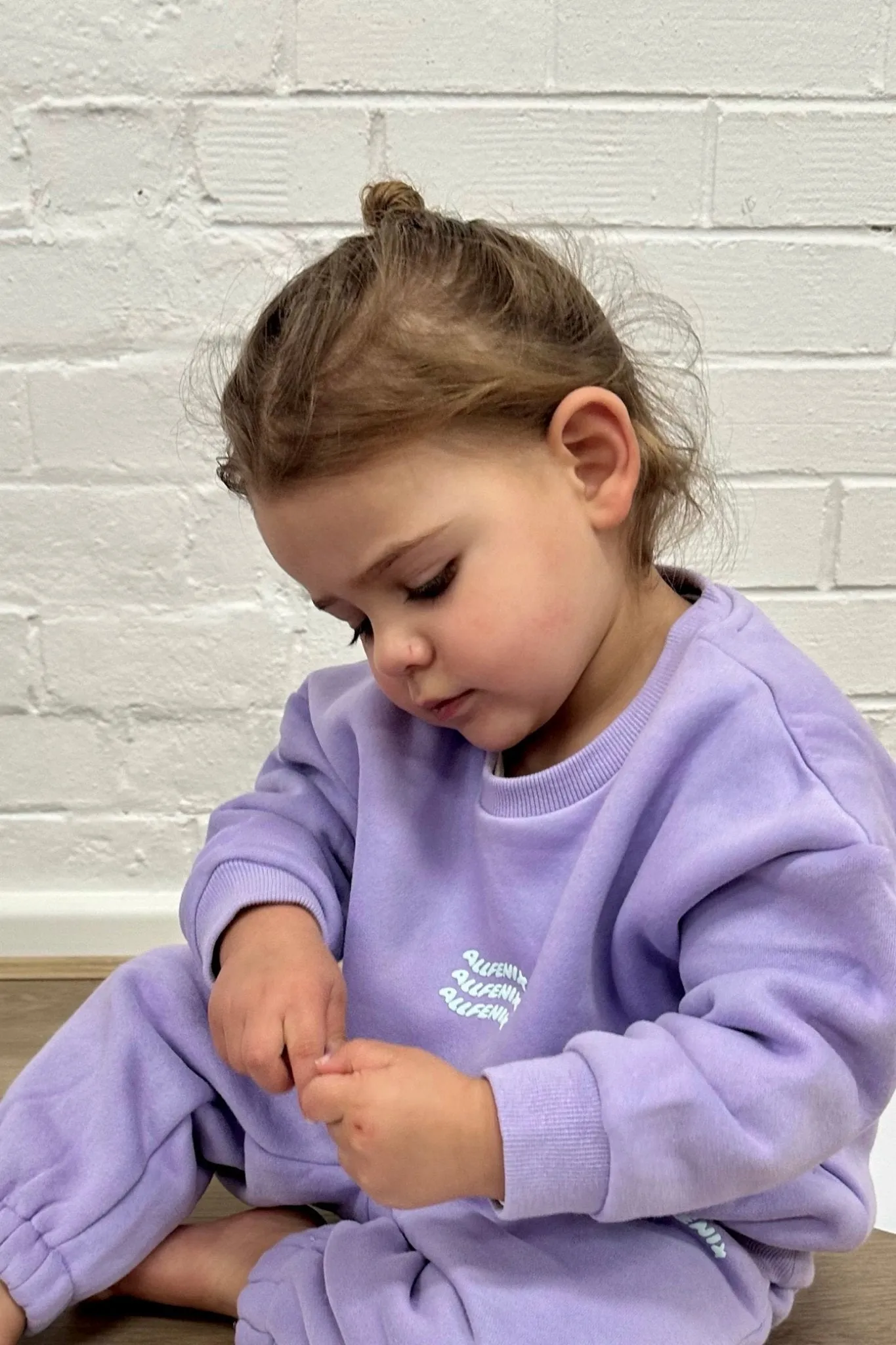 Mini Waves Crew Jumper (Lilac)