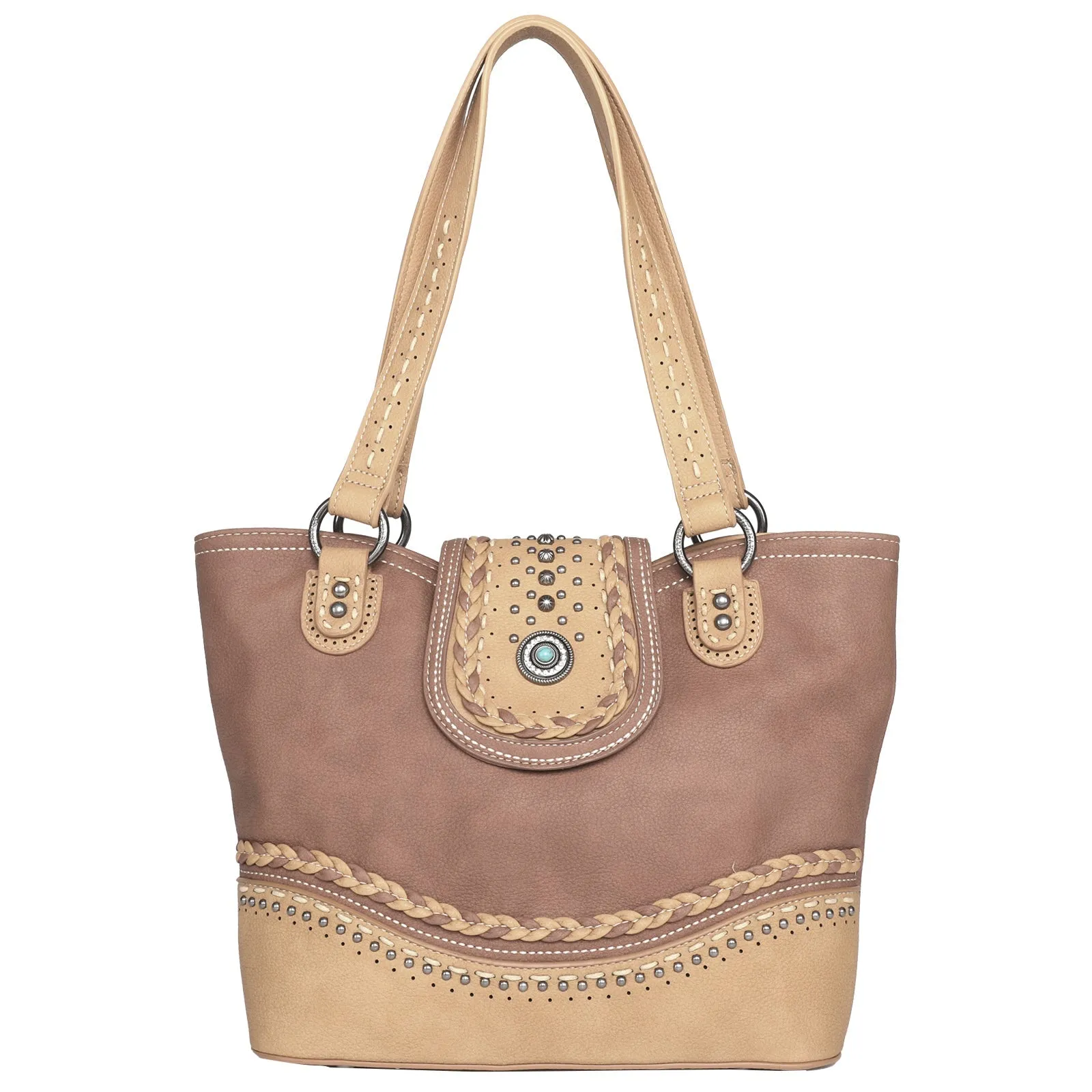 Montana West Concho Collection Concealed Carry Tote