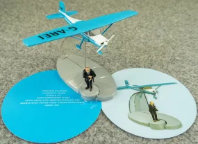 Moulinsart Avion Tintin 29543 Mullers Blue Plane: Black Island Hachette Model #23