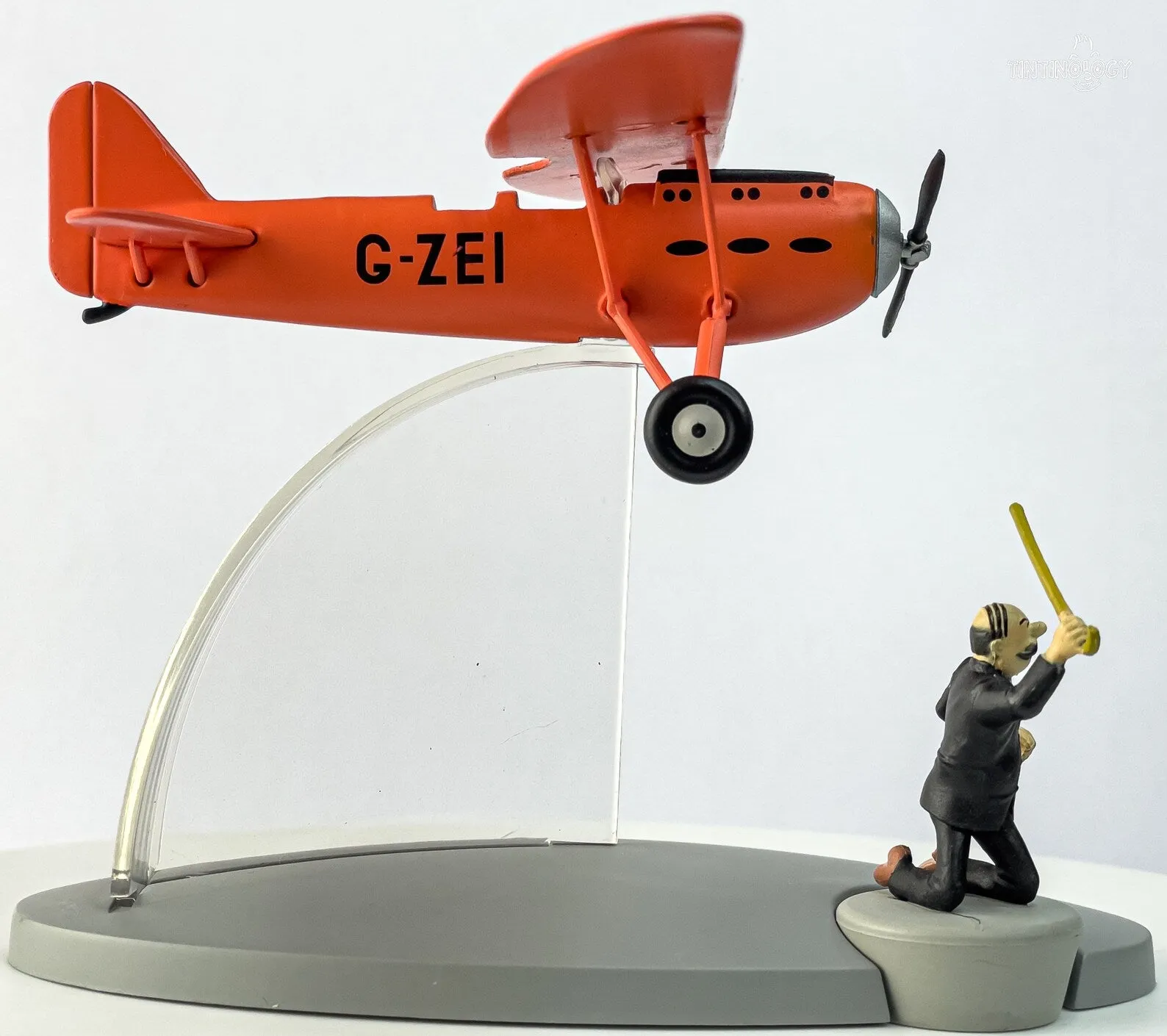 MOULINSART TINTIN PLANE 29560 Mullers Plane: Black Island Model Avion #40