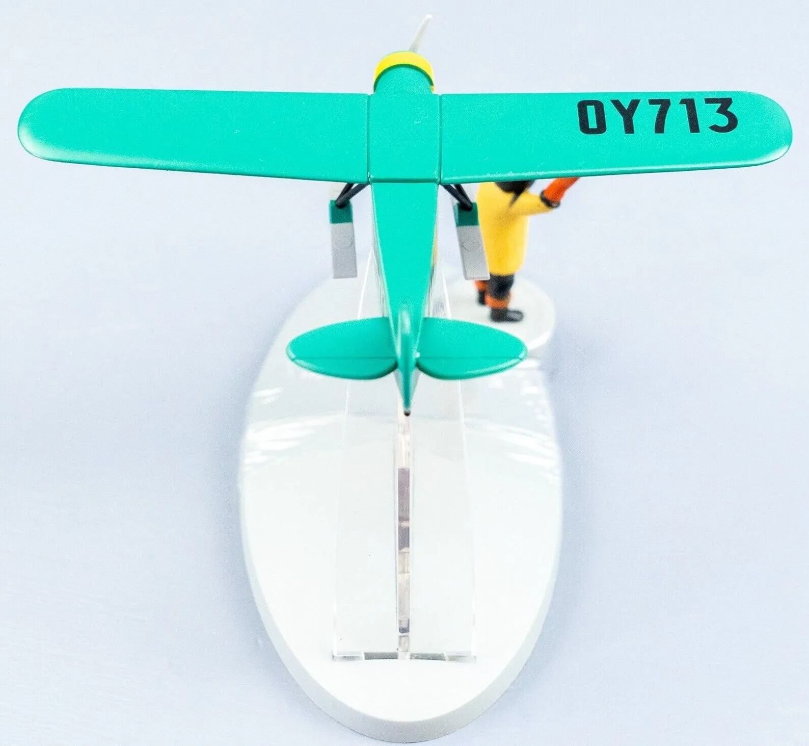 MOULINSART TINTIN PLANE 29569 Ski Plane: Jo Zette & Jocko Model Avion #49