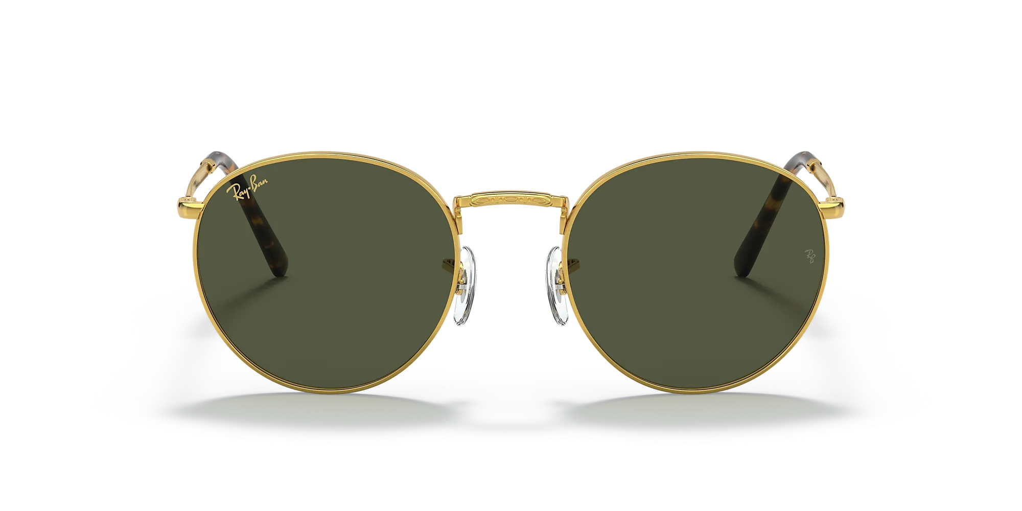 New Gold Round Metal Ray-Bans