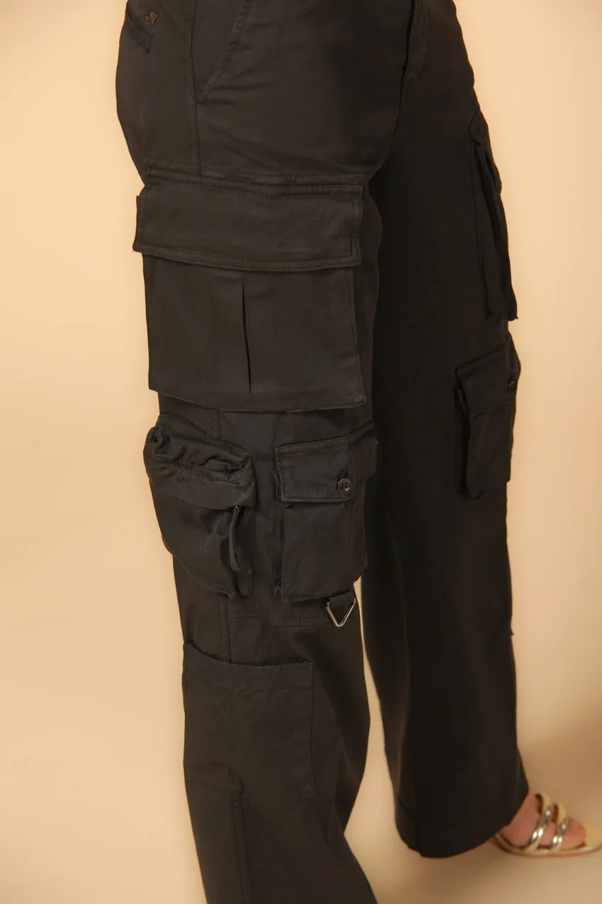 New Hunter women's cargo pants in gabardine relaxed