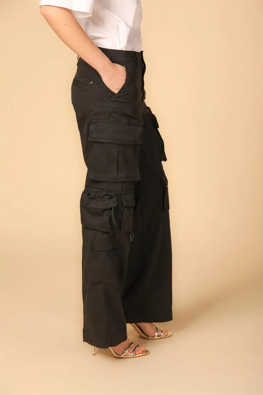 New Hunter women's cargo pants in gabardine relaxed