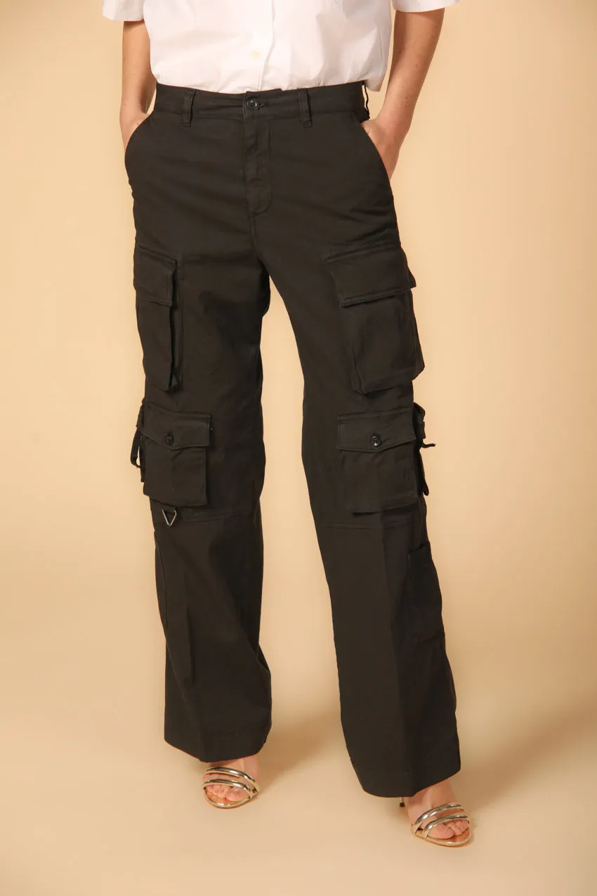 New Hunter women's cargo pants in gabardine relaxed