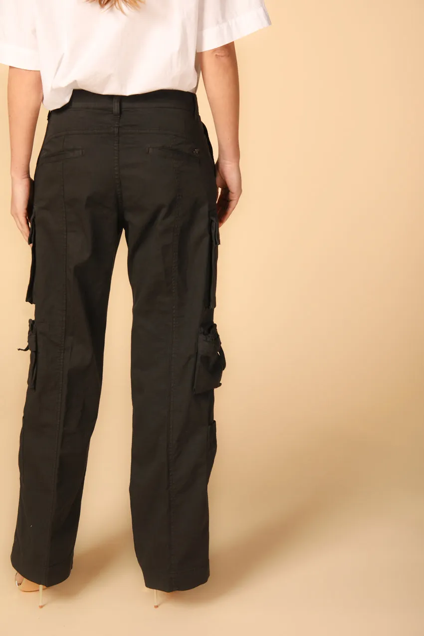 New Hunter women's cargo pants in gabardine relaxed