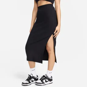 Nike Women's Sportswear Chill Knit Slim Ribbed Midi Skirt