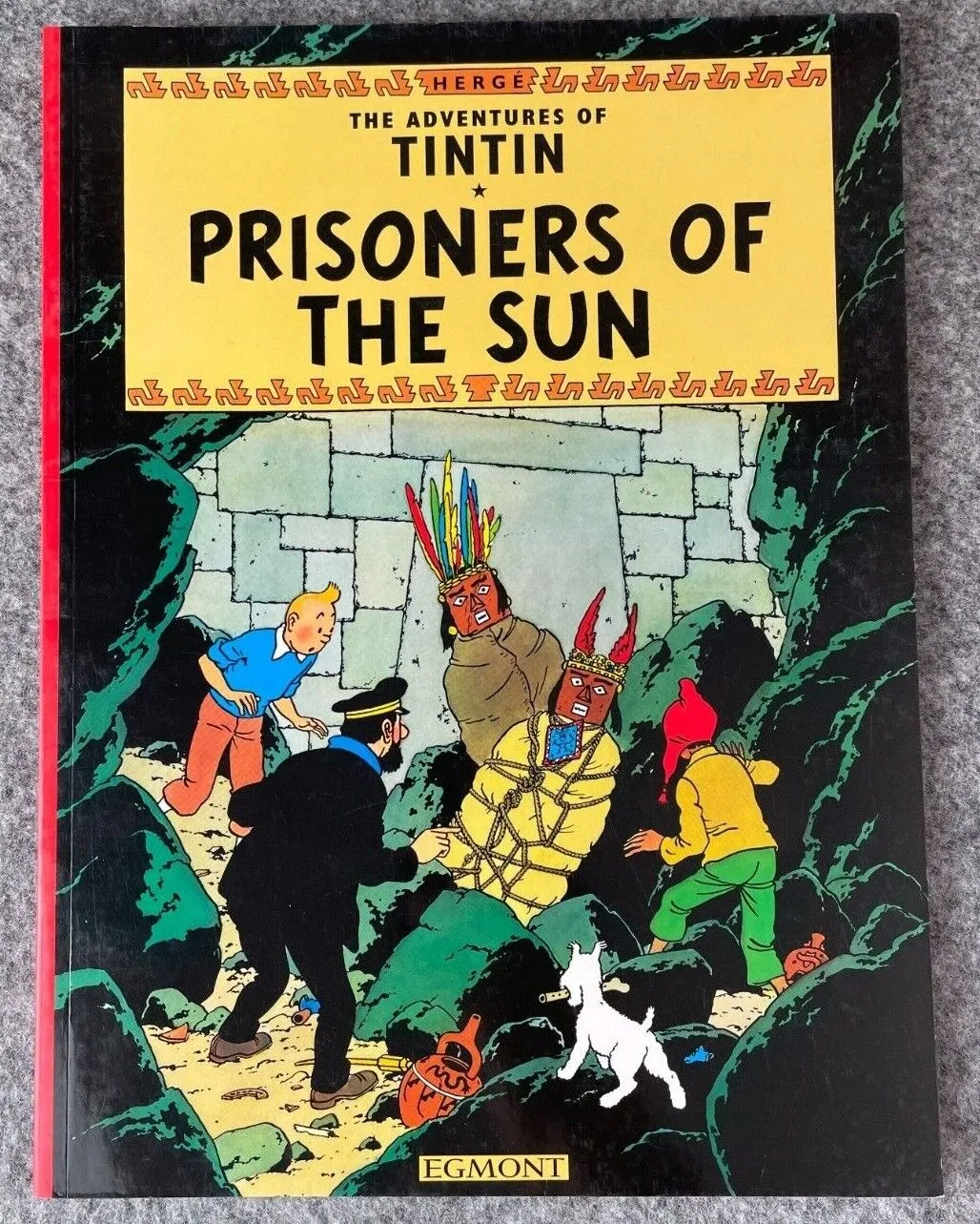 Prisoners of the Sun Tintin Book Egmont UK Paperback Edition