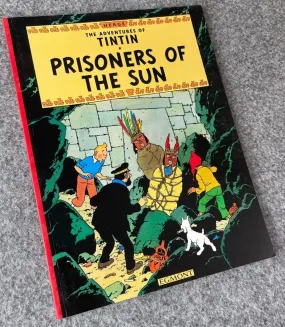 Prisoners of the Sun Tintin Book Egmont UK Paperback Edition