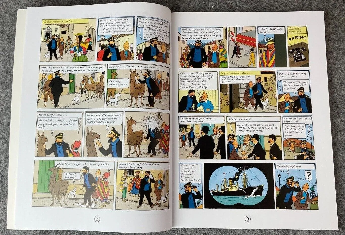 Prisoners of the Sun Tintin Book Egmont UK Paperback Edition