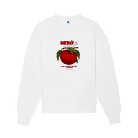 Seasonal Hero 'Apple Branch' Oversized Sweater - Organic White