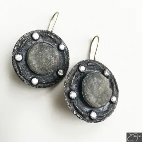 Silver & Chalcedony Earrings No.7