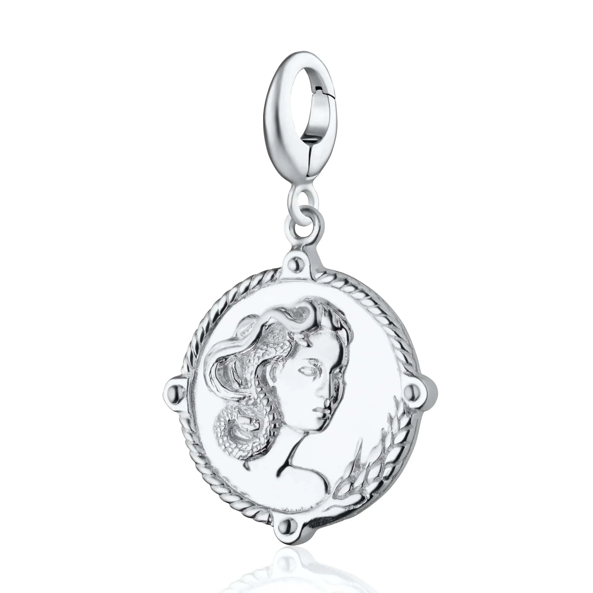 Silver Goddess of Fertility & Nature Demeter Charm