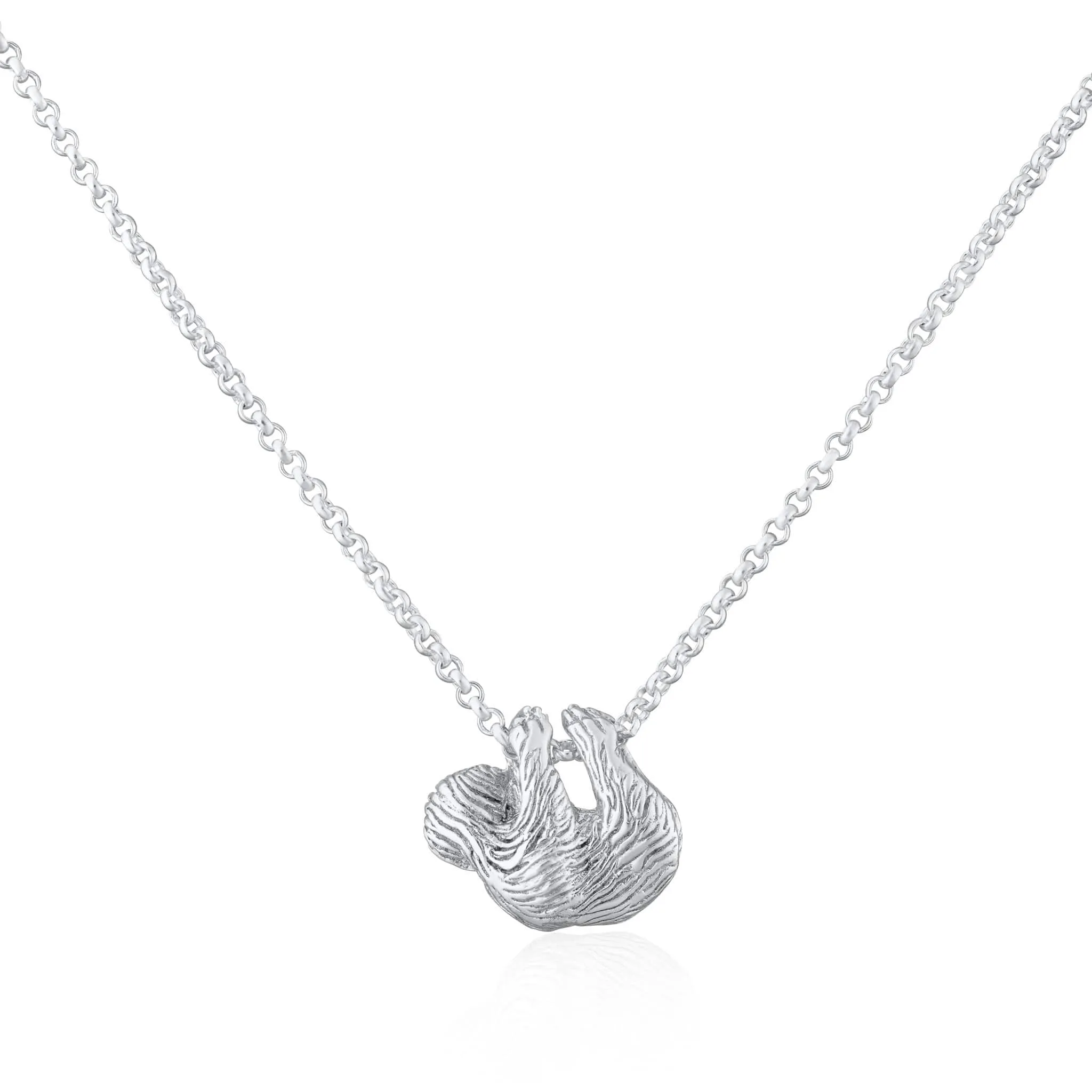 Silver Sloth Necklace