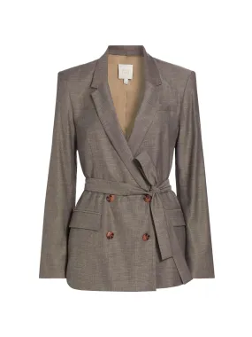 Smoking Jacket in Taupe