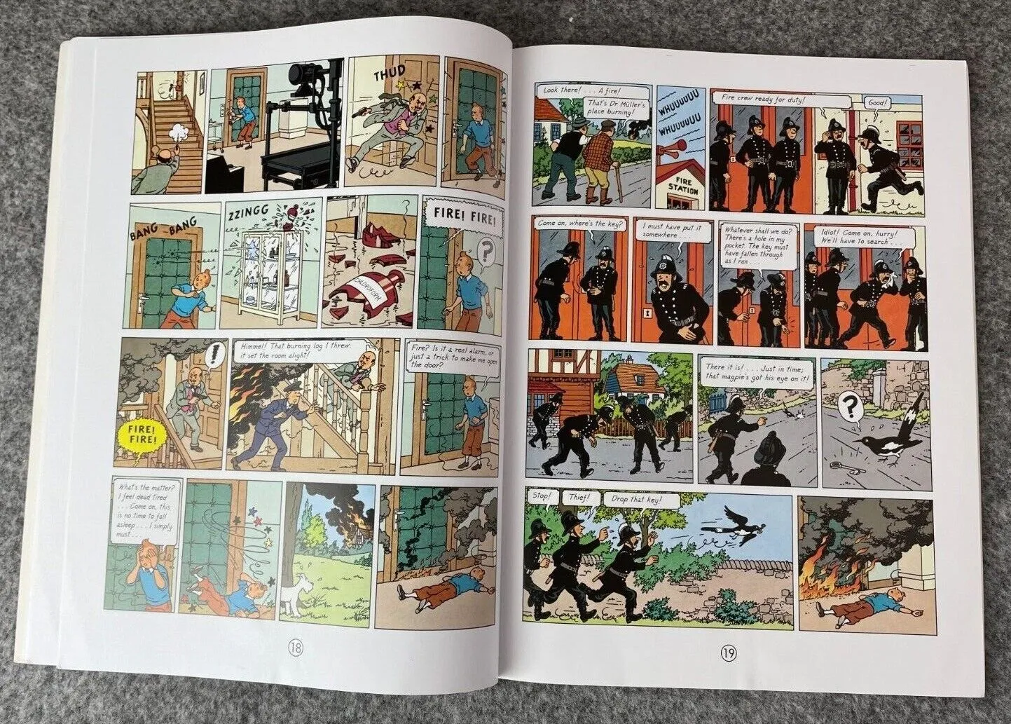 The Black Island Tintin Book Egmont UK Paperback Edition