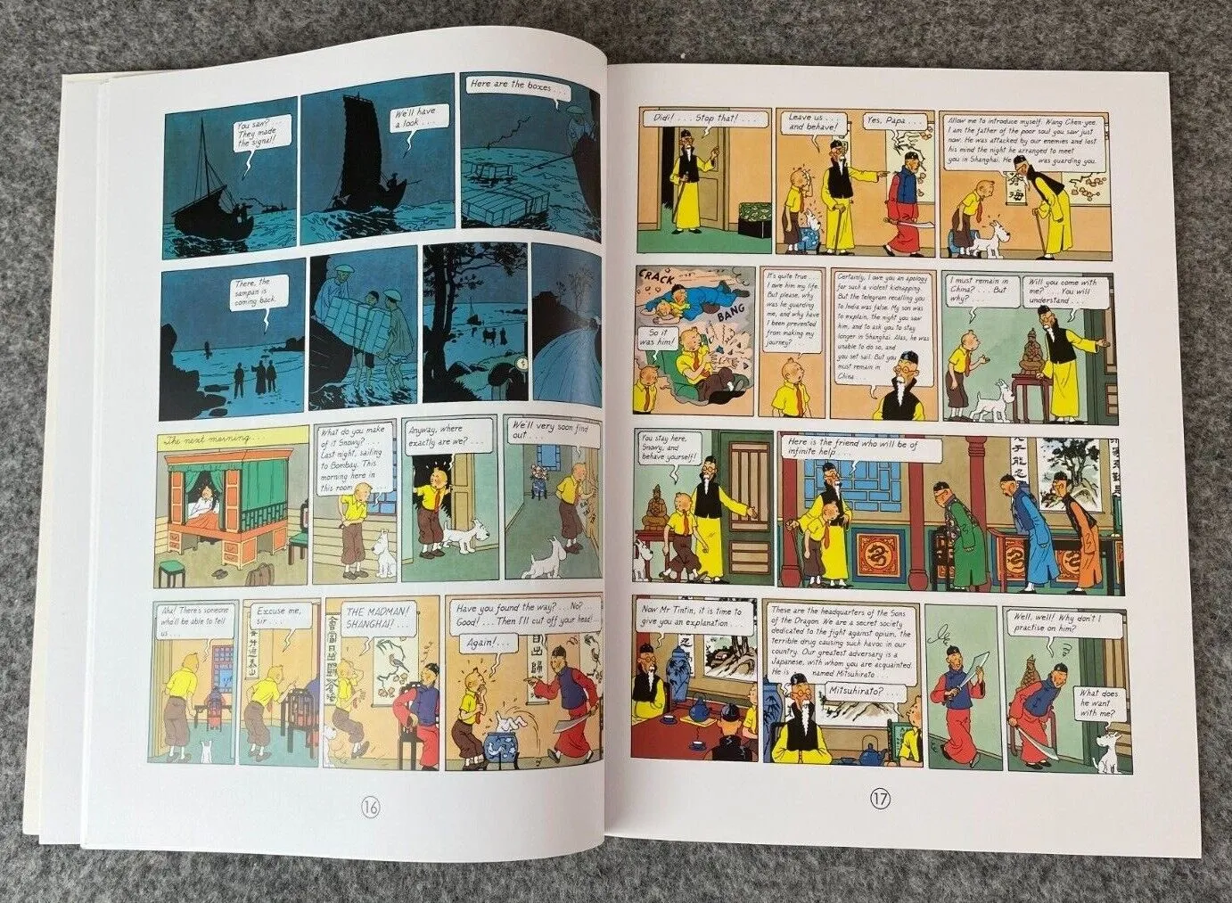 The Blue Lotus Tintin Book Egmont UK Paperback Edition