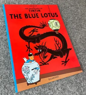 The Blue Lotus Tintin Book Egmont UK Paperback Edition