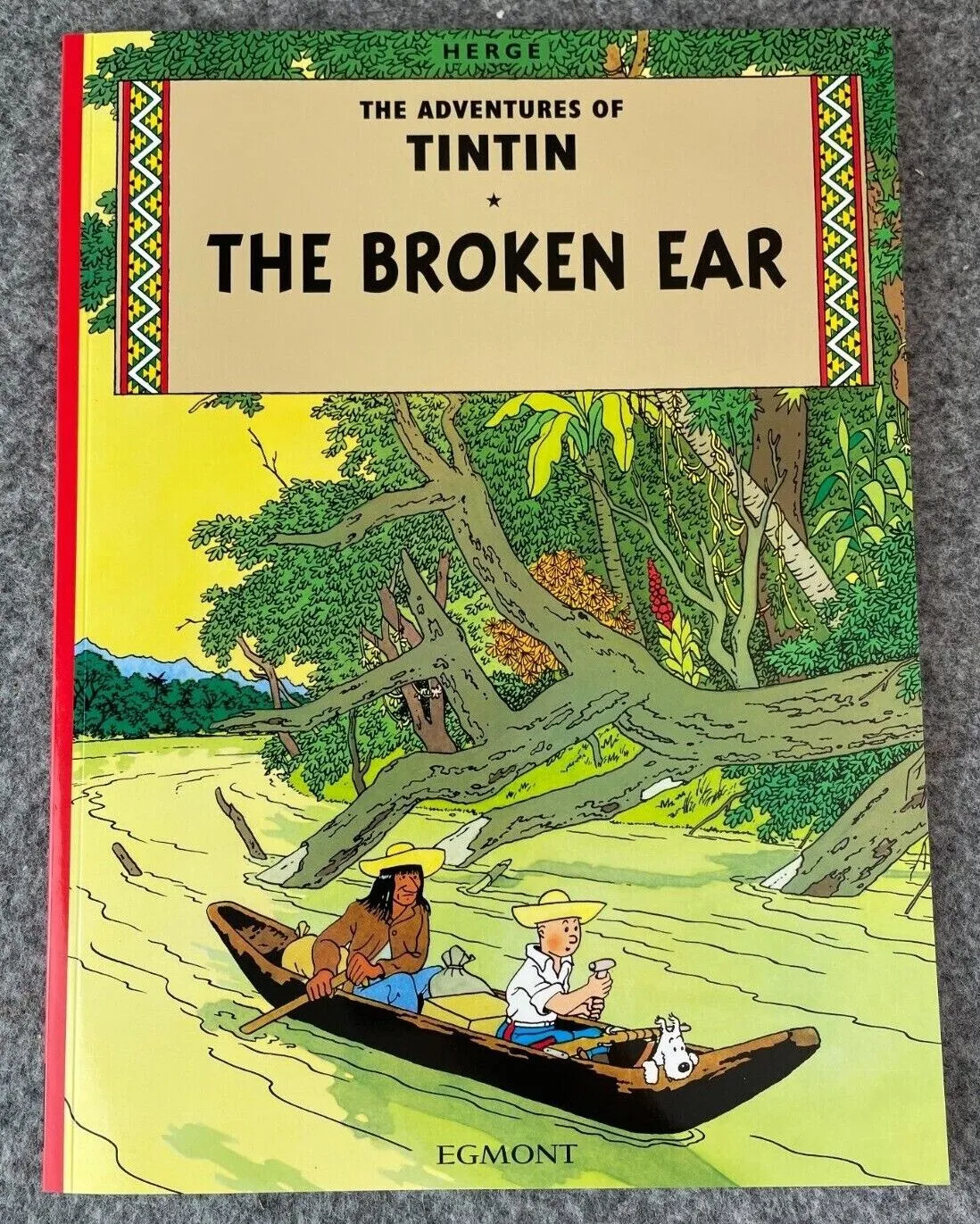 The Broken Ear Tintin Book Egmont UK Paperback Edition