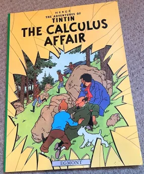 The Calculus Affair Tintin Book Egmont UK Paperback Edition