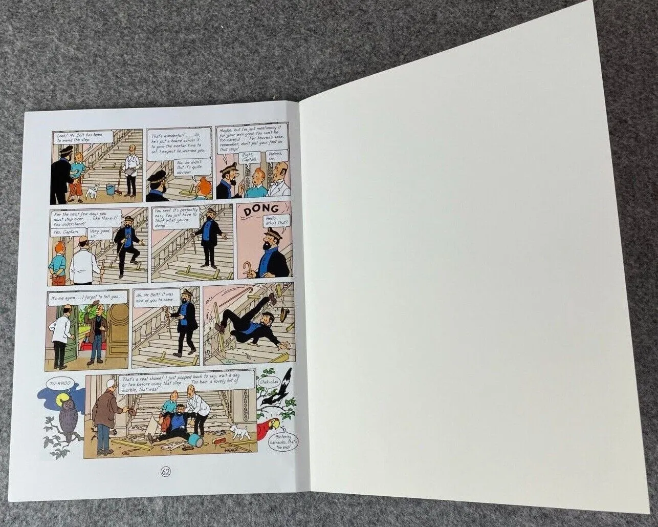 The Castafiore Emerald Tintin Book Egmont UK Paperback Edition