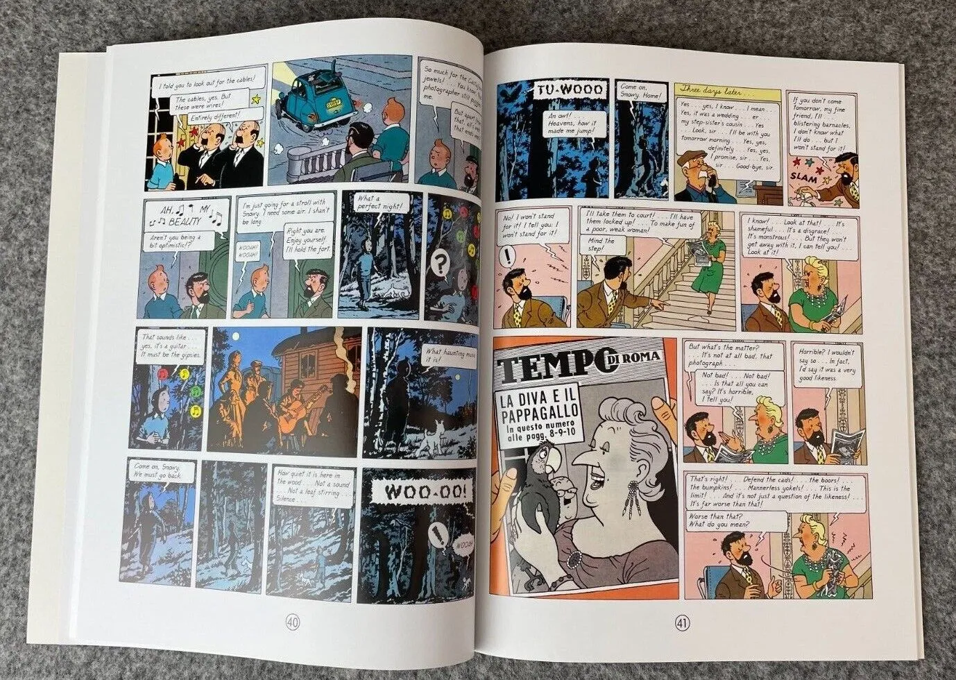 The Castafiore Emerald Tintin Book Egmont UK Paperback Edition