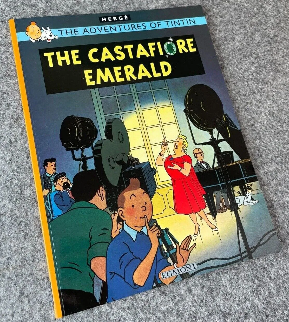 The Castafiore Emerald Tintin Book Egmont UK Paperback Edition