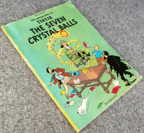 The Seven Crystal Balls - Tintin Mammoth UK Paperback Edition Book 1990s