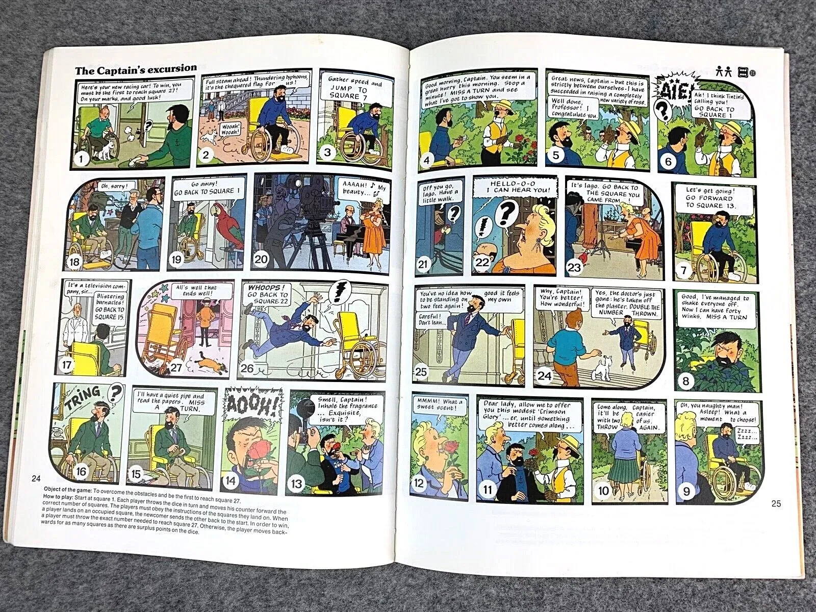 The Tintin Games Book - Vintage Tintin Mammoth UK Paperback Edition Book 1990