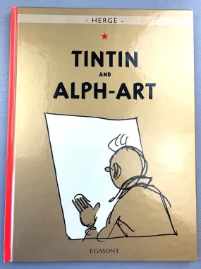 Tintin and Alph-Art: Egmont 2000s Hardback Book UK Edition