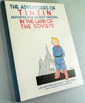 Tintin in Land of the Soviets - 1989 1st UK Edition B&W EO by Sundancer