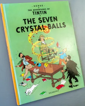 Tintin The Seven Crystal Balls: Egmont 2000s Hardback Book UK Edition