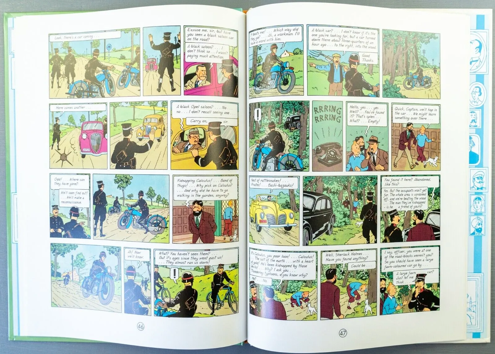 Tintin The Seven Crystal Balls: Egmont 2000s Hardback Book UK Edition