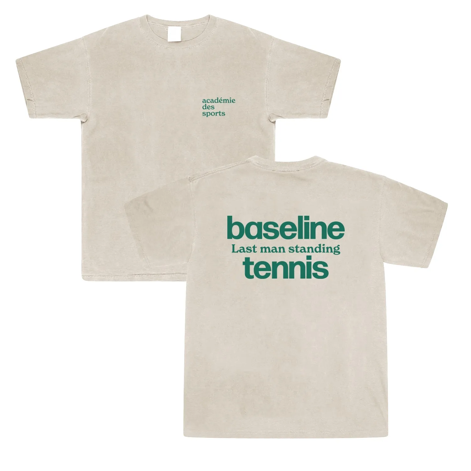 Vice 84 'Baseline' Tee - Vintage Washed Stone