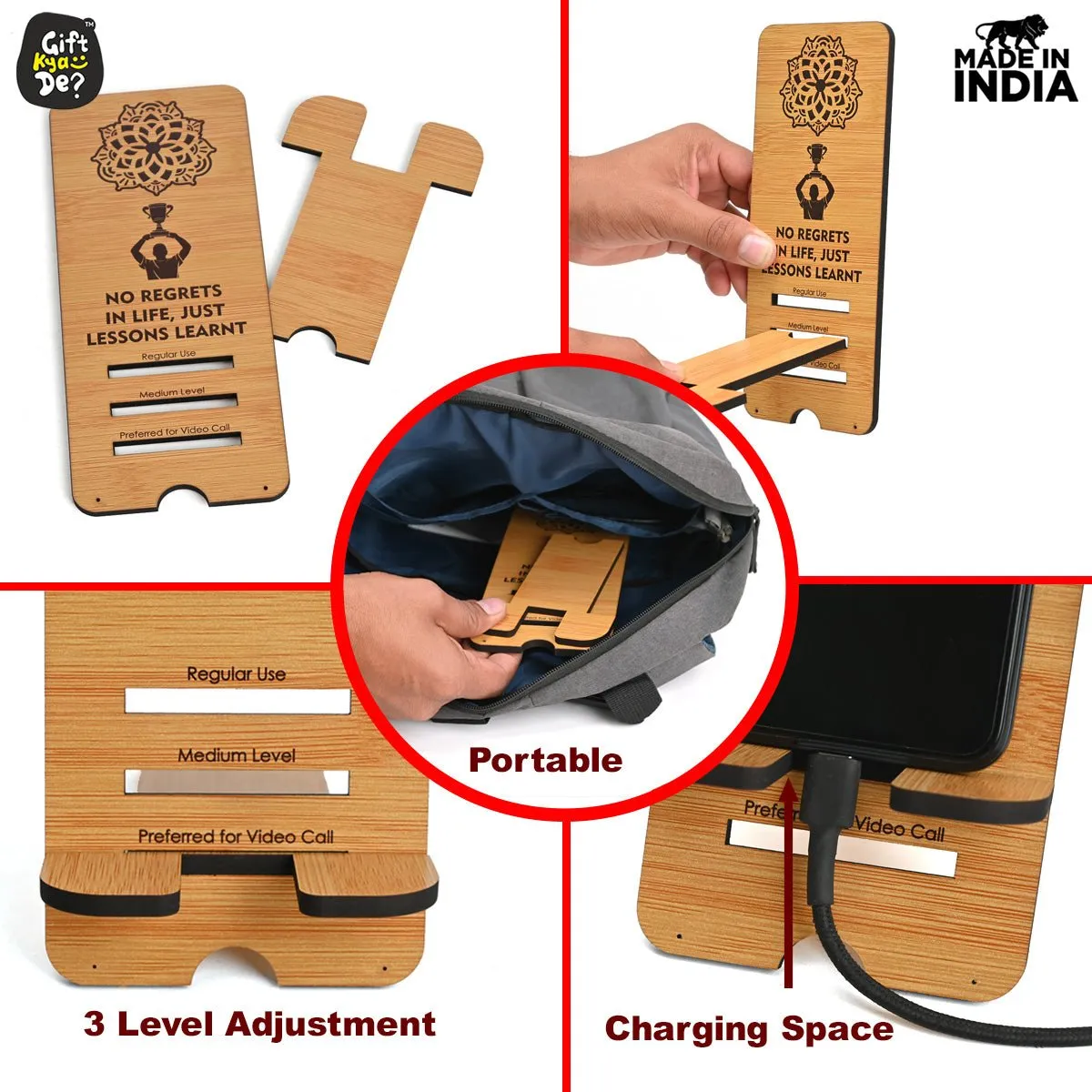 Wooden Work From Home Combo | Corporate Gift | Gift For All Occasions